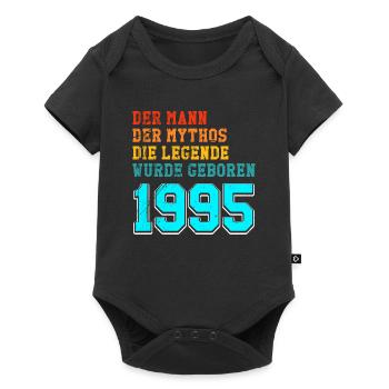 30e anniversaire en 1995 L’homme du mythe - Body à manches courtes Premium Bébé - noir - Devant