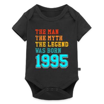 30e anniversaire en 1995 L’homme du mythe - Body à manches courtes Premium Bébé - noir - Devant