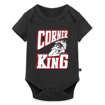 Curves King Biker Design Moto Moto - Body à manches courtes Premium Bébé - noir - Devant