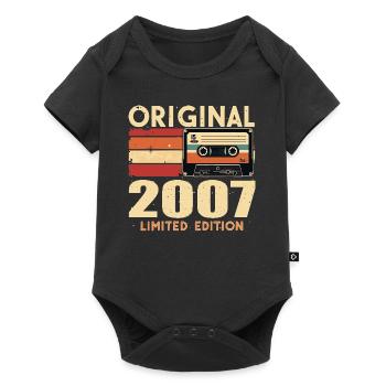 Birthday 2007 - Legendary since 2007 Gift 2007 - Baby Premium short-sleeve bodysuit - black - Front