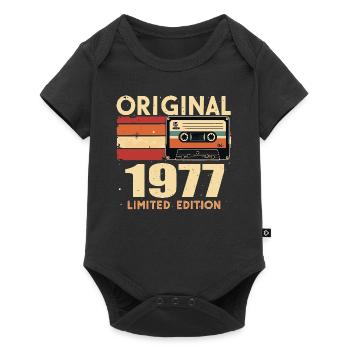Birthday 1977 - Legendary since 1977 Gift 1977 - Baby Premium short-sleeve bodysuit - black - Front