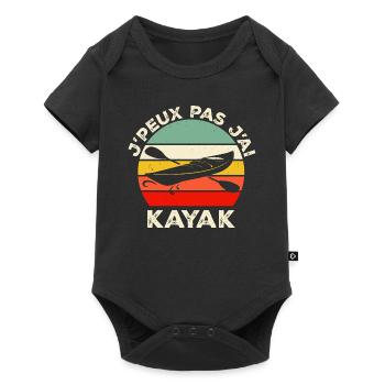 Just a retiree who loves hiking, retirement - Baby Premium short-sleeve bodysuit - black - Front