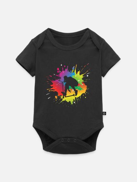 Scooter - Baby Premium Kurzarmbody - Schwarz