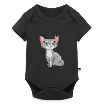 Bachelor Master Cats Gift to Finish 2021 - Baby Premium short-sleeve bodysuit - black - Front