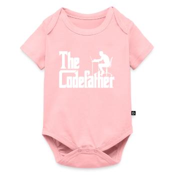 Programmer Code Developer Codefather Saying - Baby Premium short-sleeve bodysuit - rose - Front