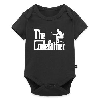 Code code développeur Codefather Spruch - Body à manches courtes Premium Bébé - noir - Devant