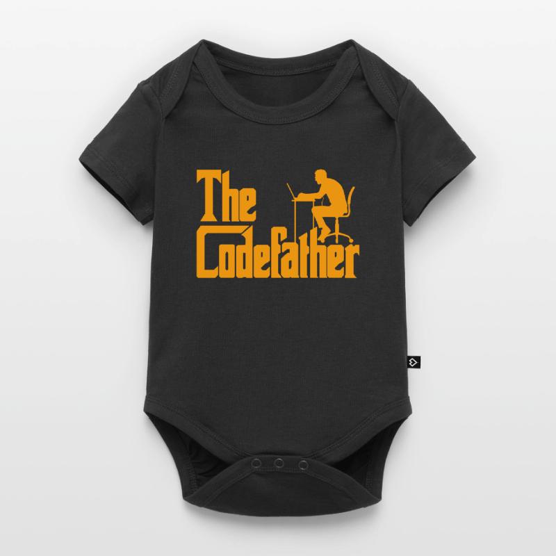 Entwickler Spaß Spruch The Codefather Coder Baby Premium Kurzarmbody