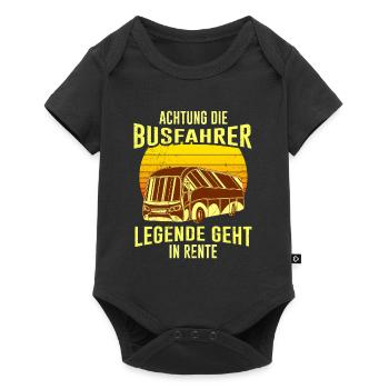 Chauffeur de bus Légende à la retraite cadeau Retraite - Body à manches courtes Premium Bébé - noir - Devant
