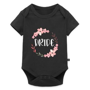 Bride Saying Wedding Jewelry Marriage Bachelor - Baby Premium short-sleeve bodysuit - black - Front