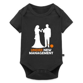 Under new management groom - Baby Premium short-sleeve bodysuit - black - Front