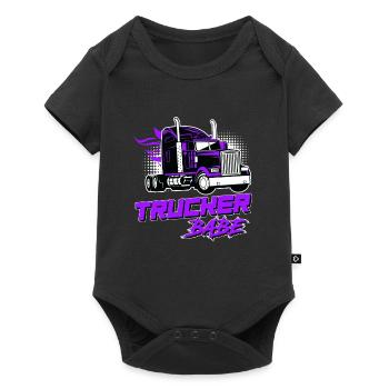 Truck Driver Trucker Babe Quote Truck Truck - Baby Premium short-sleeve bodysuit - black - Front