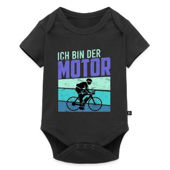 Bicycle gift men funny saying funny bike - Baby Premium short-sleeve bodysuit - black - Front