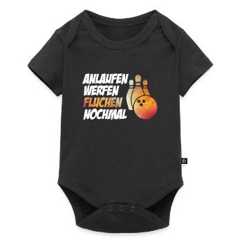 Lancer de lancer des jurons encore drôles bowling - Body à manches courtes Premium Bébé - noir - Devant