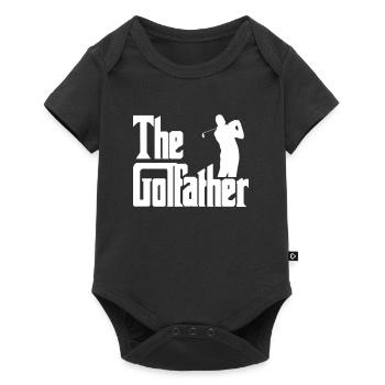 Golf papa golfeur père The Golffather golfeur - Body à manches courtes Premium Bébé - noir - Devant