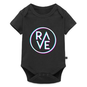 Techno Tekk Raver Rave cadeau Techno Party - Body à manches courtes Premium Bébé - noir - Devant