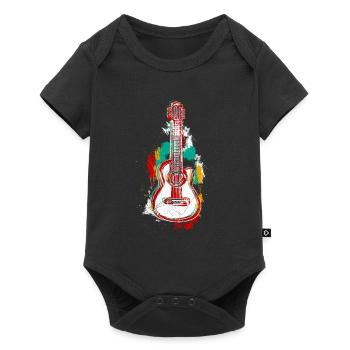 Guitare guitare acoustique guitare électrique guitariste - Body à manches courtes Premium Bébé - noir - Devant