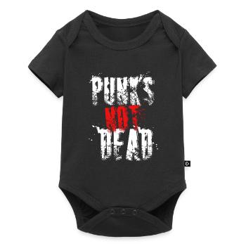 Punk is not Dead Punks Rock Punker Rockmusik - Body à manches courtes Premium Bébé - noir - Devant
