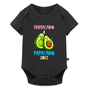 Expectant Parents Mamacado and Papacado Baby 2022 - Baby Premium short-sleeve bodysuit - black - Front