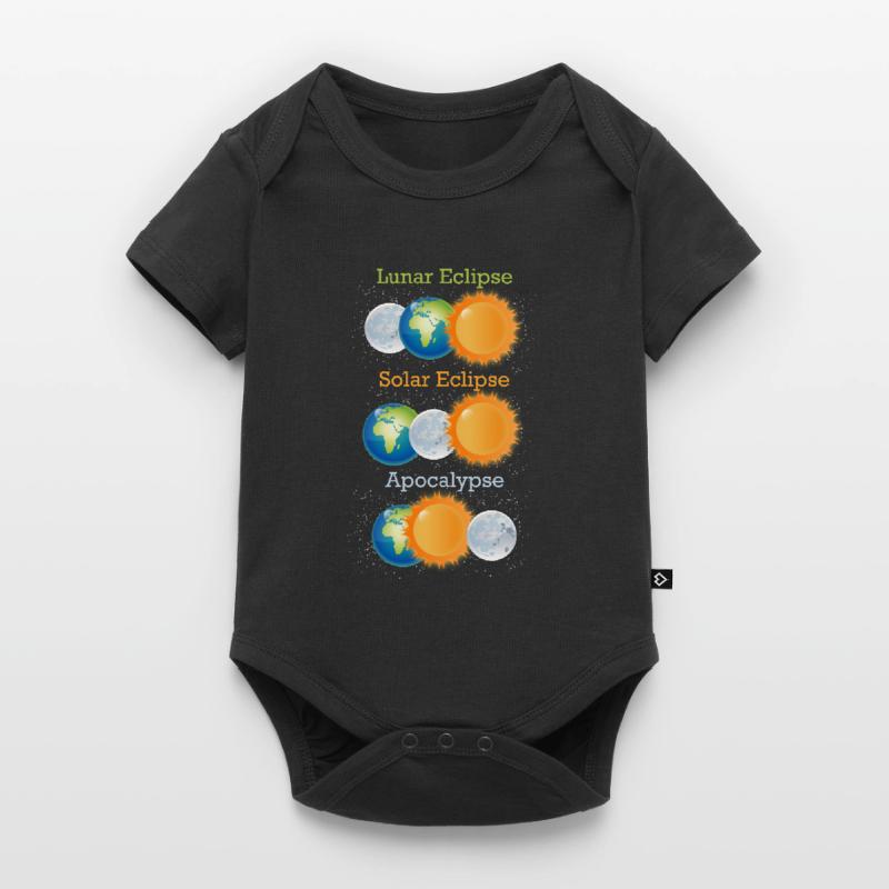 Lunar Eclipse Solar Eclipse Apocalypse Baby Premium short-sleeve bodysuit
