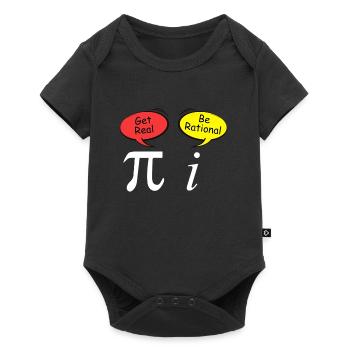 Complexes nombres blague nombre irrationnel mathématiques - Body à manches courtes Premium Bébé - noir - Devant