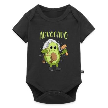 Law Avocado Advocado Lawyers Gift Student - Baby Premium short-sleeve bodysuit - black - Front