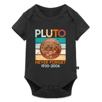Pluton Never Forget 1930-2006 Planète naine - Body à manches courtes Premium Bébé - noir - Devant