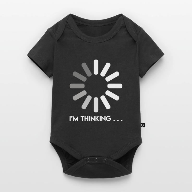 Programmierer Witz ich denke nach Coder Baby Premium Kurzarmbody