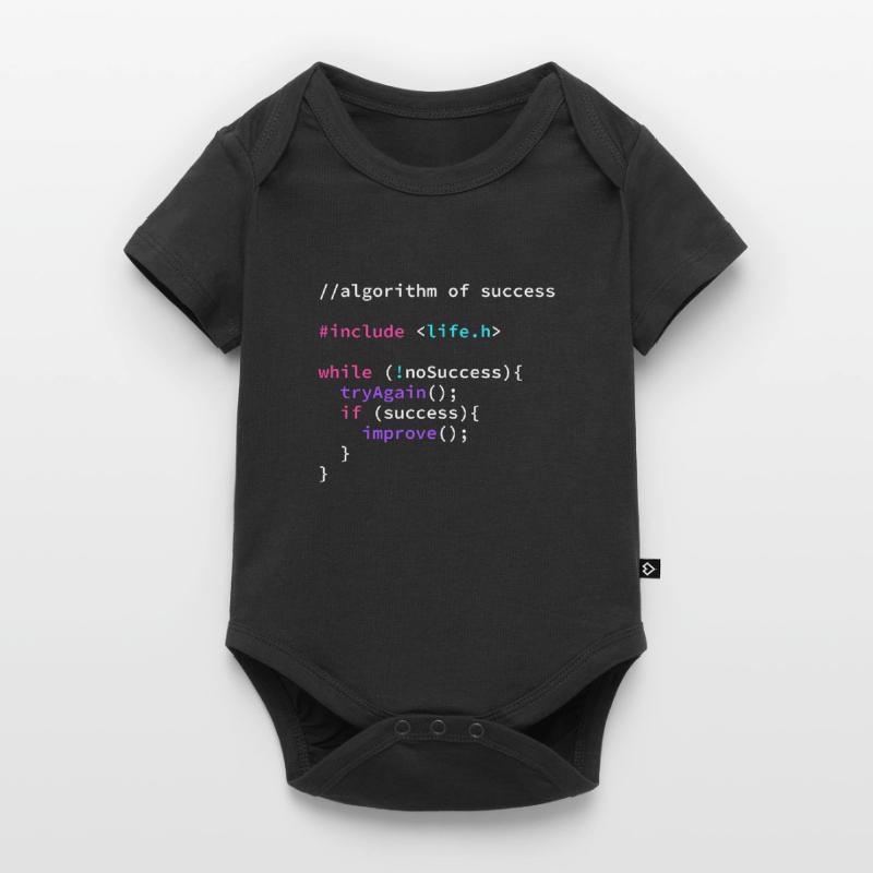 Algorithme succès programmeur code du programme Body à manches courtes Premium Bébé