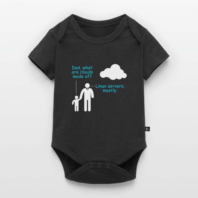 Coder Logiciel Développeur Blague Cloud Linux Server Body à manches courtes Premium Bébé