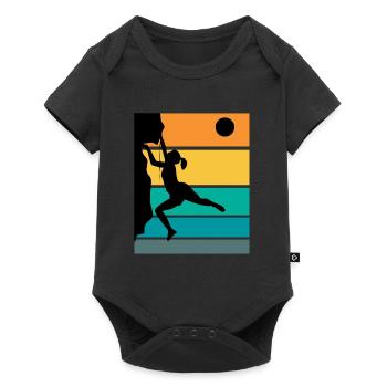Femmes Escalade Boulder Escalade Escalade - Body à manches courtes Premium Bébé - noir - Devant