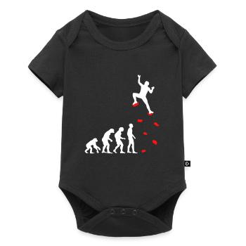 Climbing hall Climbing Bouldering Climbing - Baby Premium short-sleeve bodysuit - black - Front