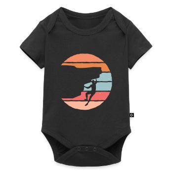 Climbing Climbing Mountaineers Rock climbing - Baby Premium short-sleeve bodysuit - black - Front