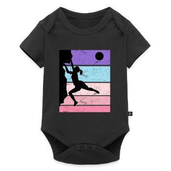 Vinatge Escalade Boulder Kletetrsport Escalade - Body à manches courtes Premium Bébé - noir - Devant