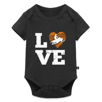 Snowmobile Love Snowmobile Snowmobile - Baby Premium short-sleeve bodysuit - black - Front