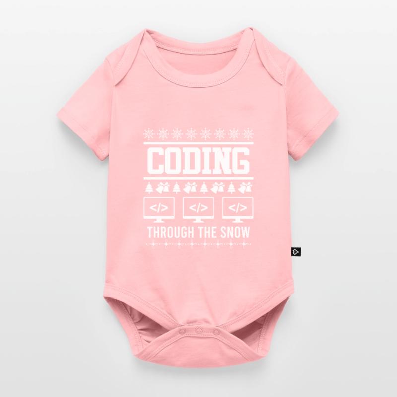 Coder Ugly Christmas Noël Coding through Body à manches courtes Premium Bébé