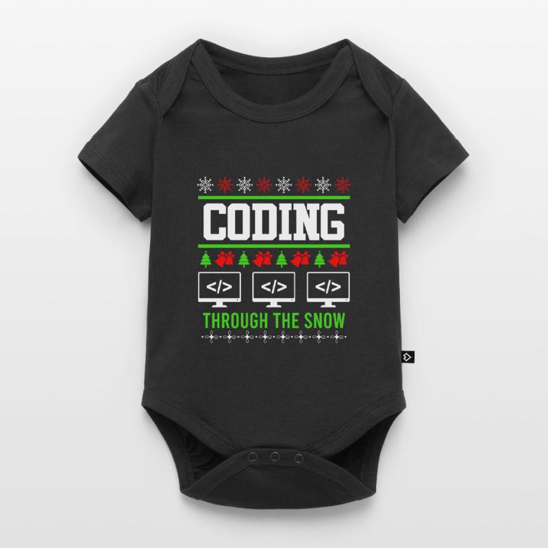 Programmeur Noël Ugly Christmas Coding Body à manches courtes Premium Bébé
