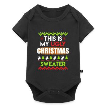 Noël Nikolaus This is my - Body à manches courtes Premium Bébé - noir - Devant
