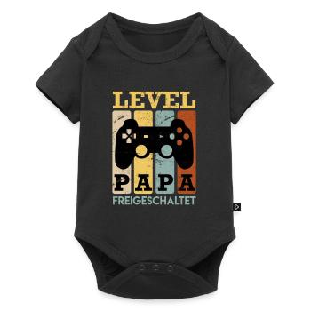 Père de jeu Papa 2022 Fête des Pères - Body à manches courtes Premium Bébé - noir - Devant