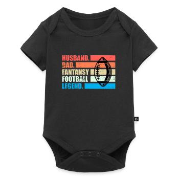 Fantasy Football Mari Papa Fantasy Football - Body à manches courtes Premium Bébé - noir - Devant