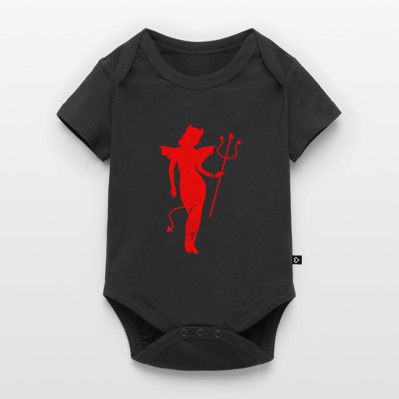 Satan Devil Devil Women Devil Ladies Baby Premium short-sleeve bodysuit