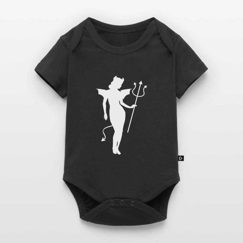 Angel Devil Satan Devil Devil Baby Premium short-sleeve bodysuit