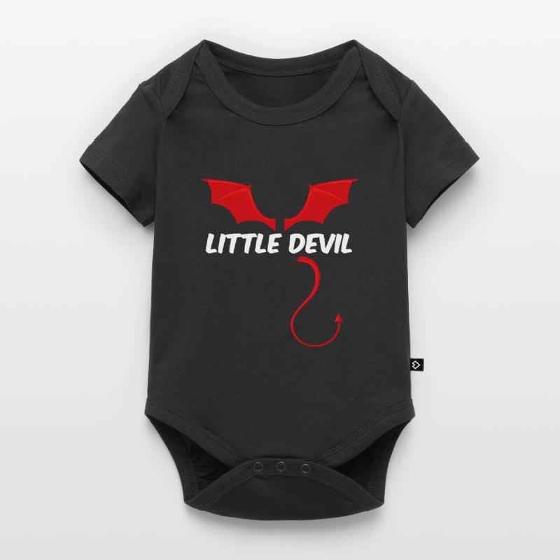 Little Devil Devil Angel Devil Baby Premium short-sleeve bodysuit