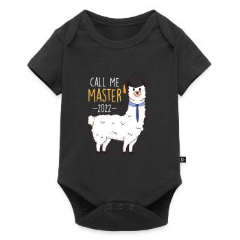 Master 2022 Appelez-moi Master - Body à manches courtes Premium Bébé - noir - Devant