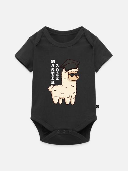 Master 2022 - Baby Premium Kurzarmbody - Schwarz