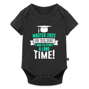 Master 2022 pour la chemise que j’ai dû apprendre Master - Body à manches courtes Premium Bébé - noir - Devant