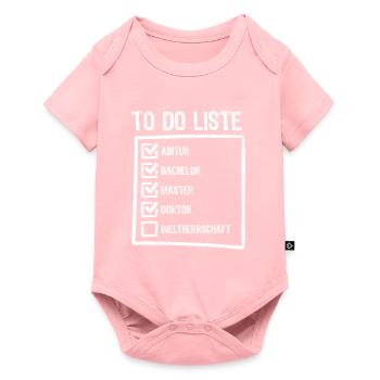 Thèse de doctorat Doctorat Docteur - Body à manches courtes Premium Bébé - rose - Devant
