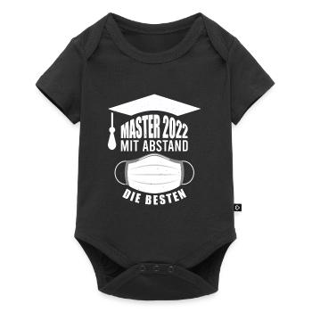 Master Pandemie Master Abschluss 2022 - Baby Premium Kurzarmbody - Schwarz - Vorne