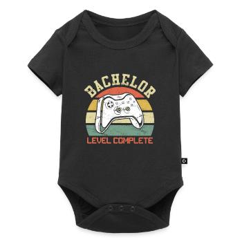 Bachelor Level Complete Bachelor - Baby Premium Kurzarmbody - Schwarz - Vorne