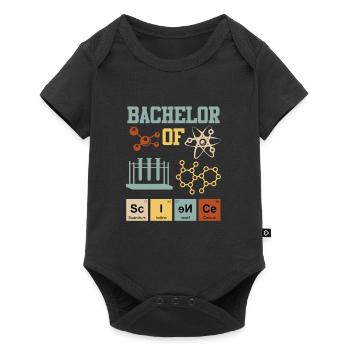 Bachelor Chemie Bachelor of Science - Baby Premium Kurzarmbody - Schwarz - Vorne