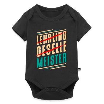 Nach Lehrling und Geselle Meister bestanden - Baby Premium Kurzarmbody - Schwarz - Vorne
